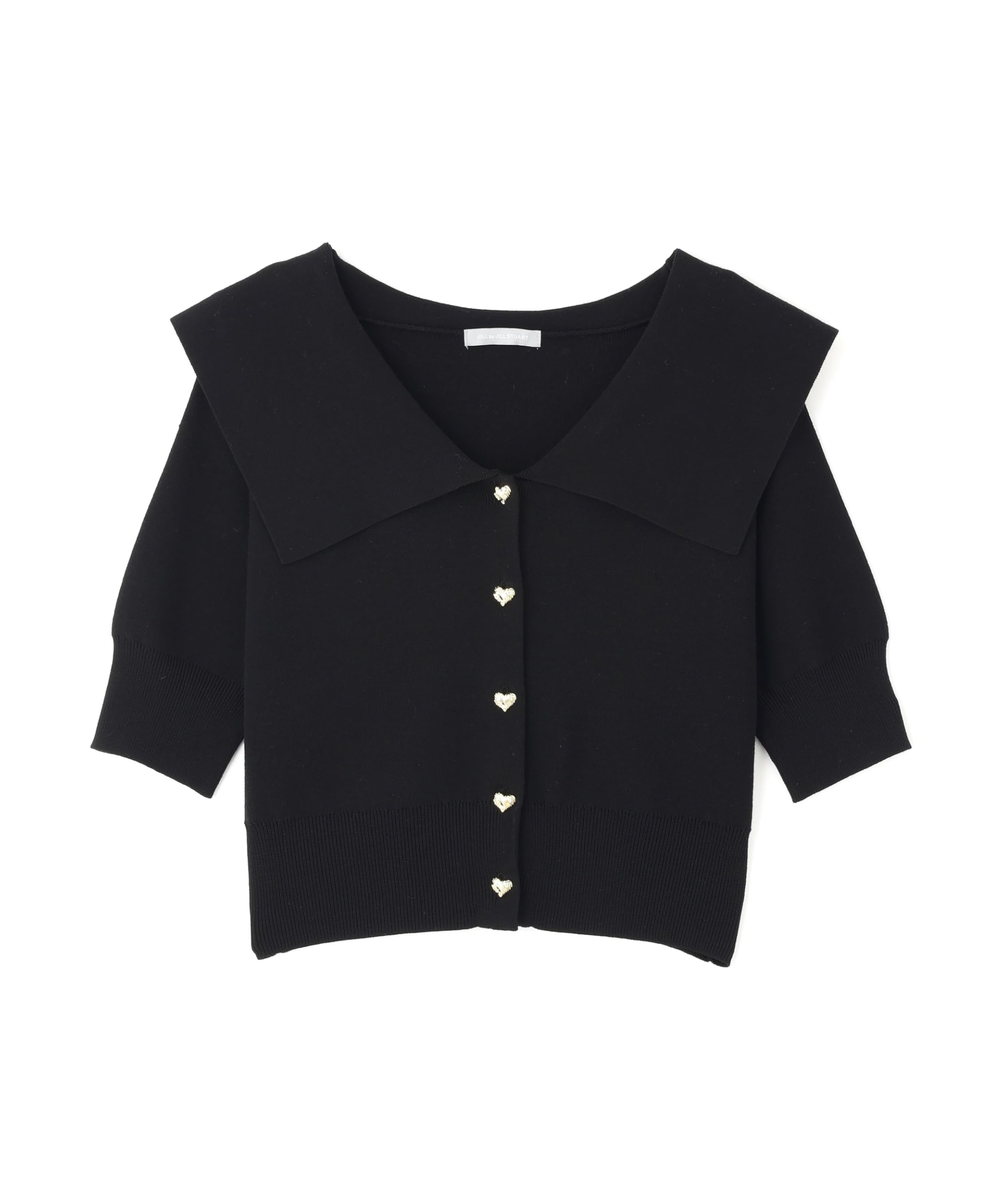 Jill by Jill Stuart Short Sleeve Big Collar Button Knit 125-5270039 Black Free Size
Jill by Jill Stuart Short Sleeve Big Collar Button Knit 125-5270039 Black Free Size