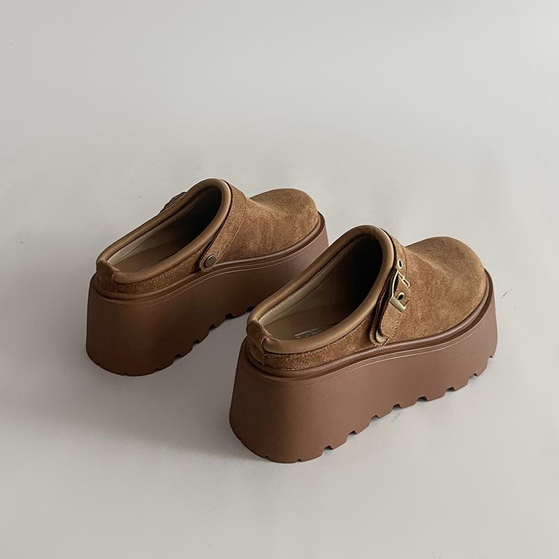 Ретро маленькие тапочки в стиле Мори, женская обувь, весна 2025, новые тапочки-мюли на толстой подошве-маффин с закрытым носком, тренд 35
Ретро маленькие тапочки в стиле Мори, женская обувь, весна 2025, новые тапочки-мюли на толстой подошве-маффин с закрытым носком, тренд 35