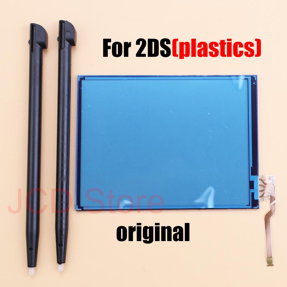 JCD 1Set For 2DS Game Console Touch Pen + New Glass plastic Touch Screen Touchscreen Digitizer Repair Part
JCD 1Set For 2DS Game Console Touch Pen + New Glass plastic Touch Screen Touchscreen Digitizer Repair Part