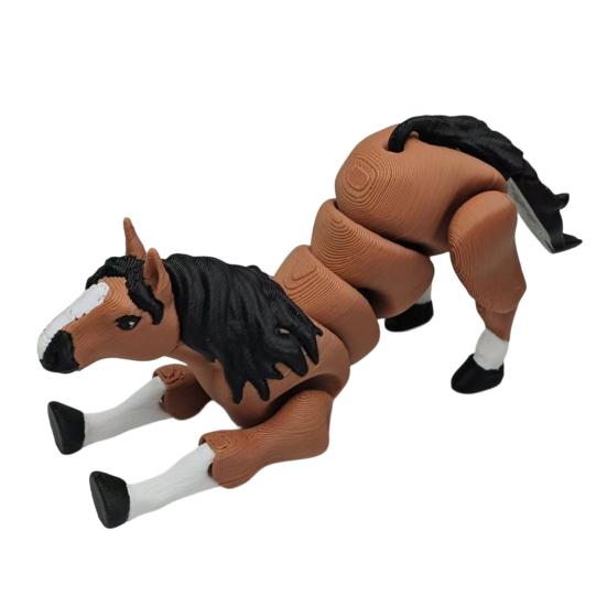 3D Printed Horse Figurine Movable Joints Simulation Horse Figure Stress Relief Articulated Animal Fidget Toy Desktop Decoration Ornament Horse
3D Printed Horse Figurine Movable Joints Simulation Horse Figure Stress Relief Articulated Animal Fidget Toy Desktop Decoration Ornament Horse