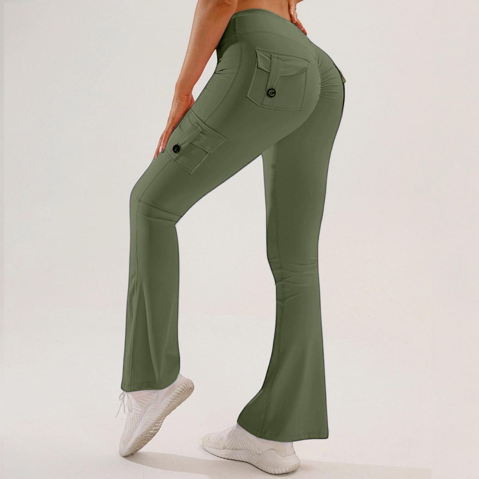 Women’s Yoga Leggings Outdoor Sports Fitness Multi-Pocket Flare Pants Work Trousers L армия зеленый
Women’s Yoga Leggings Outdoor Sports Fitness Multi-Pocket Flare Pants Work Trousers L армия зеленый