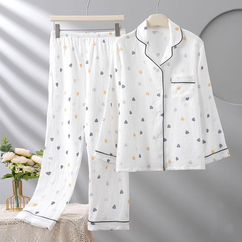 2025 Women s Fairy Style Double-Layer Cotton Pajamas - Short-Sleeve Top & Long Pants for Comfortable Indoor/Outdoor Wear XXL (70-80 kg)
2025 Women s Fairy Style Double-Layer Cotton Pajamas - Short-Sleeve Top & Long Pants for Comfortable Indoor/Outdoor Wear XXL (70-80 kg)