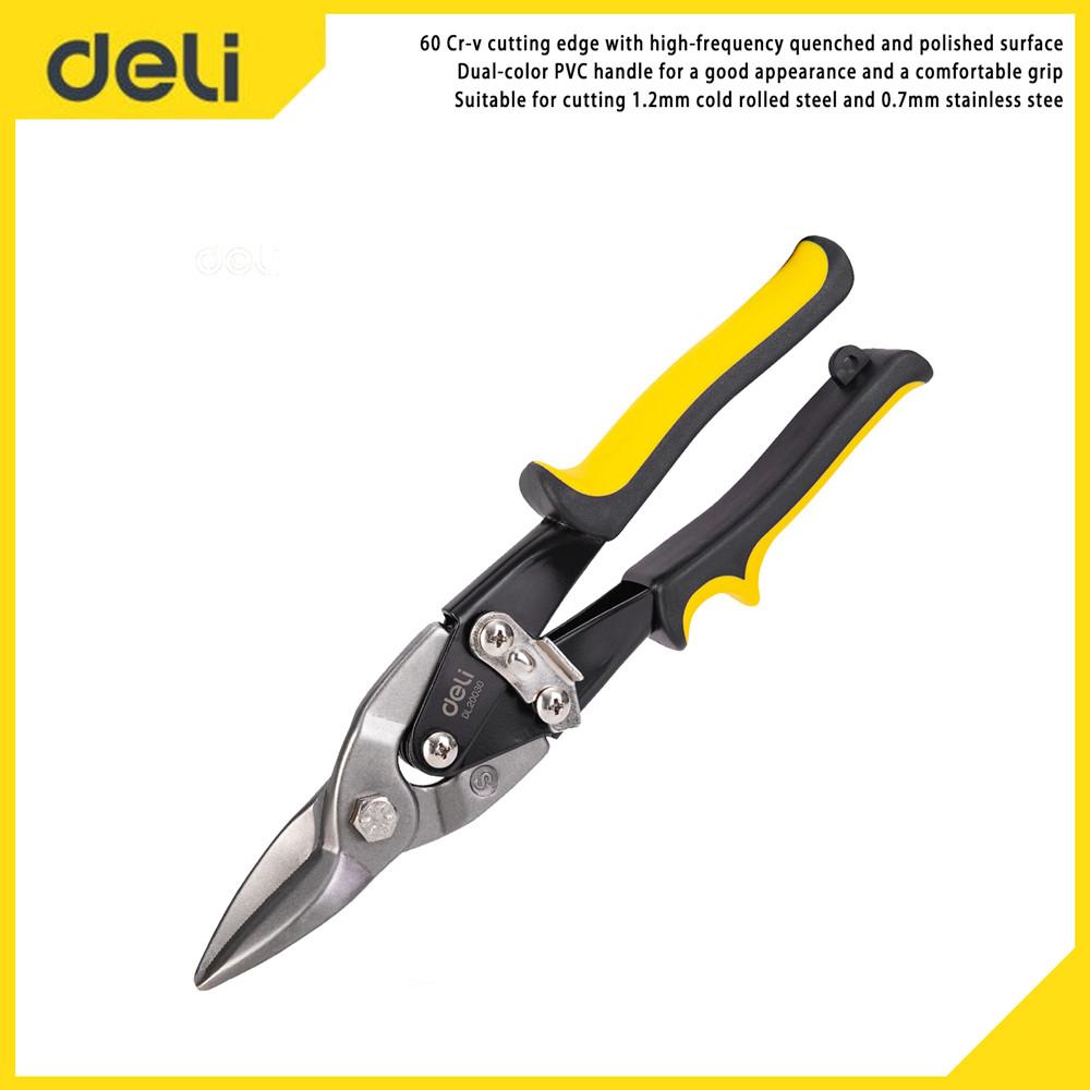 Deli Tools Aviation Snip 250mm 60Cr-V Стальные ножницы для стальных пластин EDL20030
Deli Tools Aviation Snip 250mm 60Cr-V Стальные ножницы для стальных пластин EDL20030