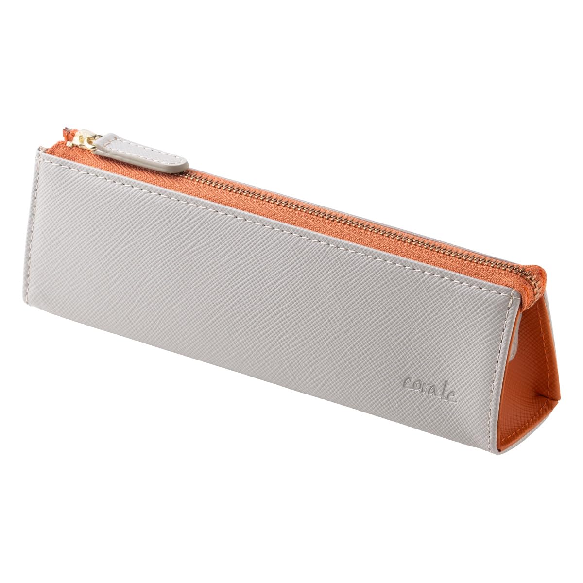 Corale Leather Pencil Case for For Genuine Pencil Zipper x Women, Triangular, Simple, Adults, Stylish, Leather, Case, (Greige Orange)
Corale Leather Pencil Case for For Genuine Pencil Zipper x Women, Triangular, Simple, Adults, Stylish, Leather, Case, (Greige Orange)