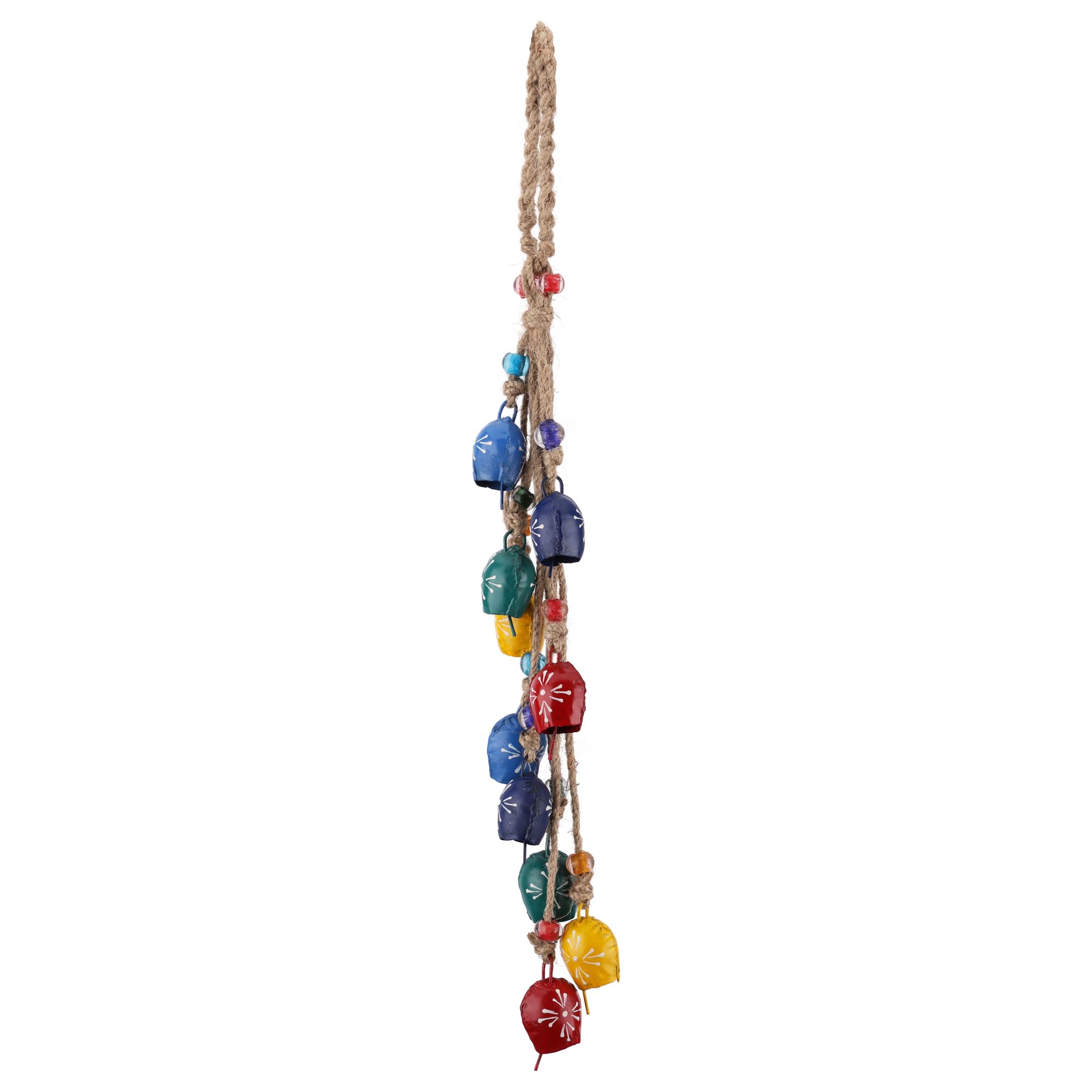 20” Handmade Tin Cow Bell Wind Chime – 10 Rustic Metal Bells on Jute Rope for Farmhouse, Christmas, Door & Garden Decor
20” Handmade Tin Cow Bell Wind Chime – 10 Rustic Metal Bells on Jute Rope for Farmhouse, Christmas, Door & Garden Decor