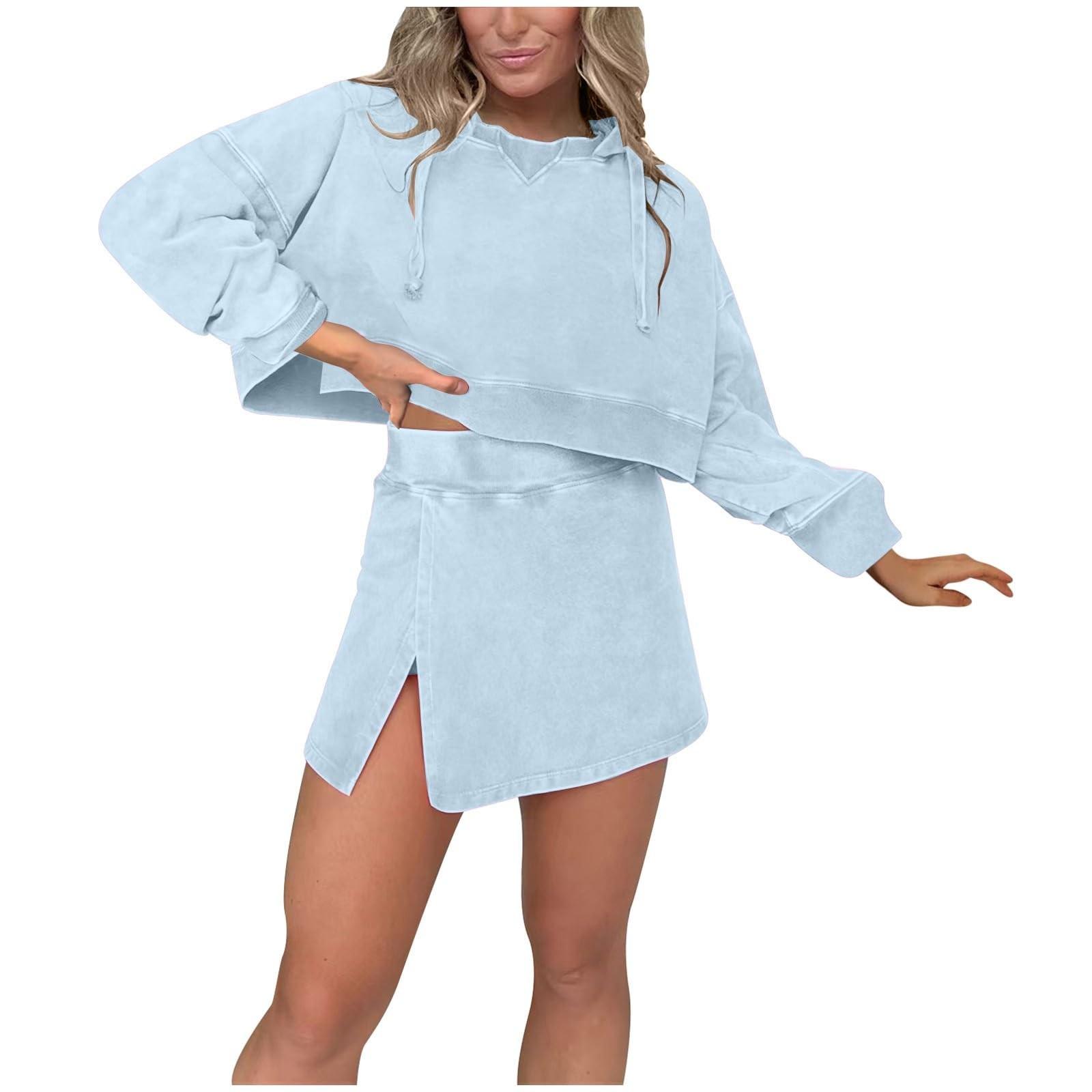 Женский модный однотонный свитер с капюшоном и длинными рукавами, топ и юбка с высокой талией, комплект из 2 предметов XXL
Женский модный однотонный свитер с капюшоном и длинными рукавами, топ и юбка с высокой талией, комплект из 2 предметов XXL