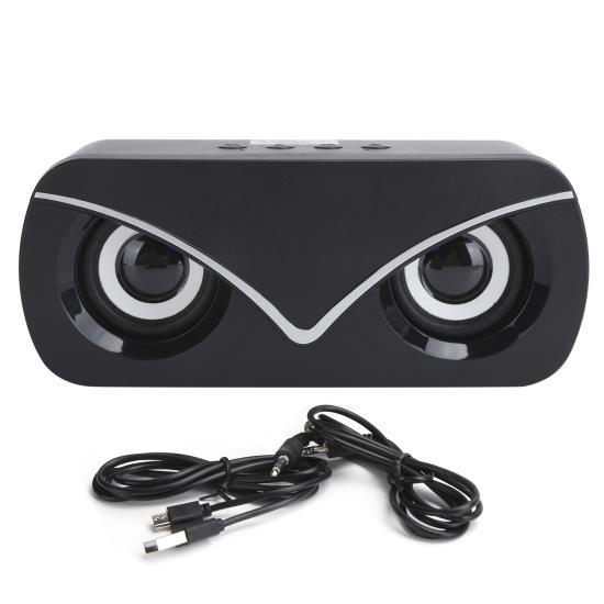 Sada V6 Bluetooth Dual Loudspeaker со светодиодной подсветкой Настольный мини портативный аудиодинамик Черный Black
Sada V6 Bluetooth Dual Loudspeaker со светодиодной подсветкой Настольный мини портативный аудиодинамик Черный Black