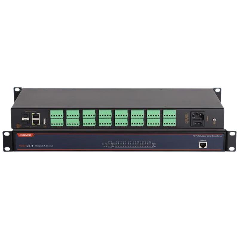 Maiwei 8-Port RS232/485 Serial to Ethernet Converter (Modbus Gateway)
Maiwei 8-Port RS232/485 Serial to Ethernet Converter (Modbus Gateway)