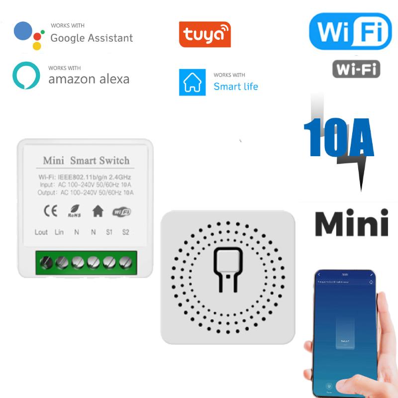 Мини Tuya Wi-Fi Smart Switch Модуль беспроводного переключателя Функция голосового управления Функция синхронизации Приложение Smart Life работает с Alexa Google Home 1PC
Мини Tuya Wi-Fi Smart Switch Модуль беспроводного переключателя Функция голосового управления Функция синхронизации Приложение Smart Life работает с Alexa Google Home 1PC