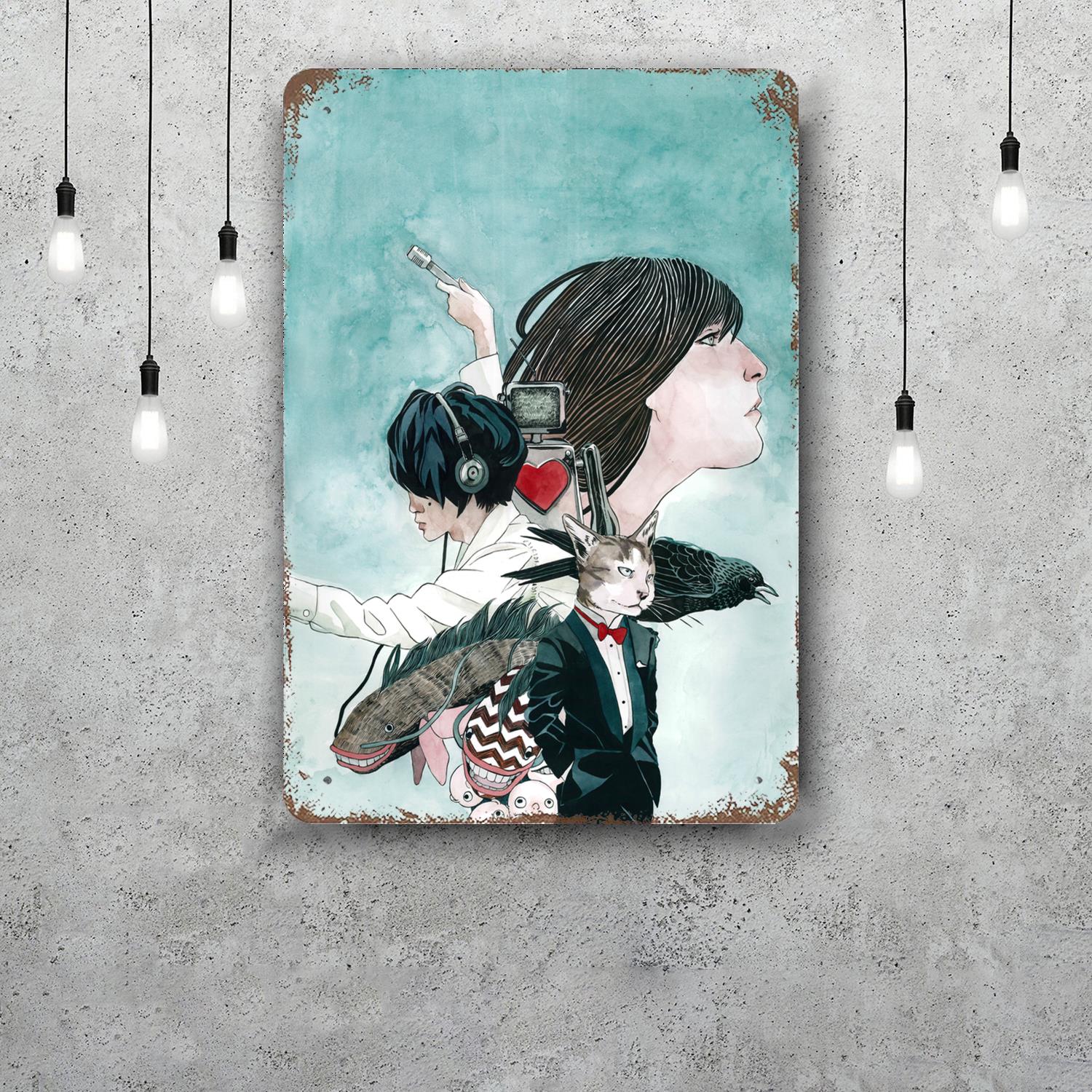 kenshi yonezu Classic Poster Rusty Metal Plaque Retro Decorative Plate Bar Man Cave Garage Club Metal Sign Wall Decoration 20x30cm(7.8x11.8inch)
kenshi yonezu Classic Poster Rusty Metal Plaque Retro Decorative Plate Bar Man Cave Garage Club Metal Sign Wall Decoration 20x30cm(7.8x11.8inch)