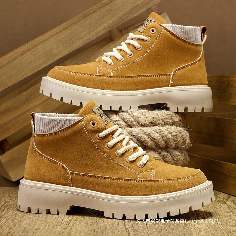 Men s British-Style Martin Boots: New Thick-Soled Leather Motorcycle Boots for Autumn and Winter 42 коричневий
Men s British-Style Martin Boots: New Thick-Soled Leather Motorcycle Boots for Autumn and Winter 42 коричневий