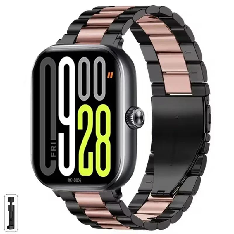 Модний металевий ремінець для Redmi Watch 5/Redmi Watch 4 Регульований браслет з нержавіючої сталі для Xiaomi Mi Band 9 Pro/8 Pro Ремінець для зап ястя For Miband 8 Pro
Модний металевий ремінець для Redmi Watch 5/Redmi Watch 4 Регульований браслет з нержавіючої сталі для Xiaomi Mi Band 9 Pro/8 Pro Ремінець для зап ястя For Miband 8 Pro