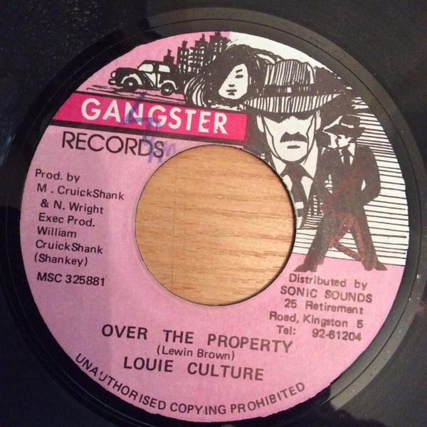 7inch Record LOUIE CULTURE Over The Property MSC325881 Gangster Record Jamaica Reggae Ska Dub Used
7inch Record LOUIE CULTURE Over The Property MSC325881 Gangster Record Jamaica Reggae Ska Dub Used