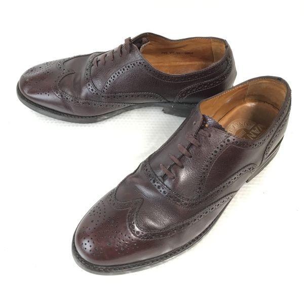 Since 1815 VAN LIER/Leather Full Brogue Wingtip Balmoral Shoes/10/28.5/Brown/80s-90s Dress(USED)
Since 1815 VAN LIER/Leather Full Brogue Wingtip Balmoral Shoes/10/28.5/Brown/80s-90s Dress(USED)