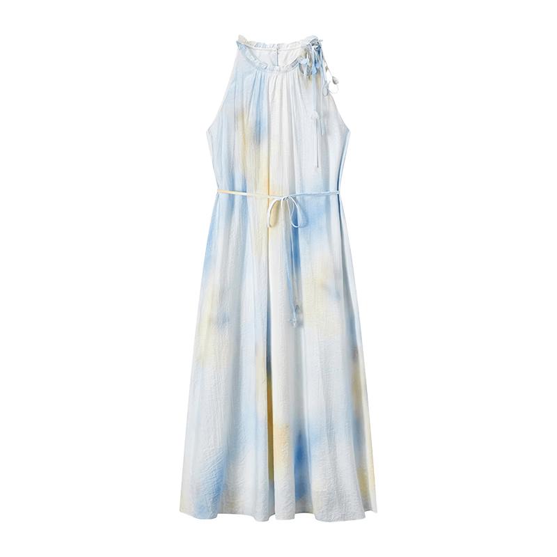 Xiangying French Halter Neck Tie-Dye Maxi Dress S
Xiangying French Halter Neck Tie-Dye Maxi Dress S