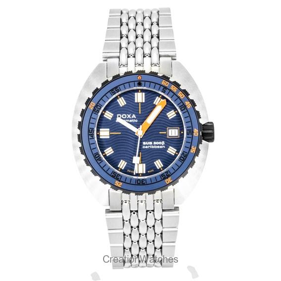 Doxa SUB 300 Beta Caribbean Нержавеющая сталь Синий циферблат Автоматические Дайверские 830.10.201.10 300M Мужские часы С дополнительным ремешком синий
Doxa SUB 300 Beta Caribbean Нержавеющая сталь Синий циферблат Автоматические Дайверские 830.10.201.10 300M Мужские часы С дополнительным ремешком синий