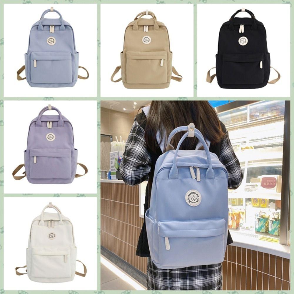 Nylon Female Business Travel Bookbag Lightweight Women Backpack Casual School Bag Male чёрный
Nylon Female Business Travel Bookbag Lightweight Women Backpack Casual School Bag Male чёрный