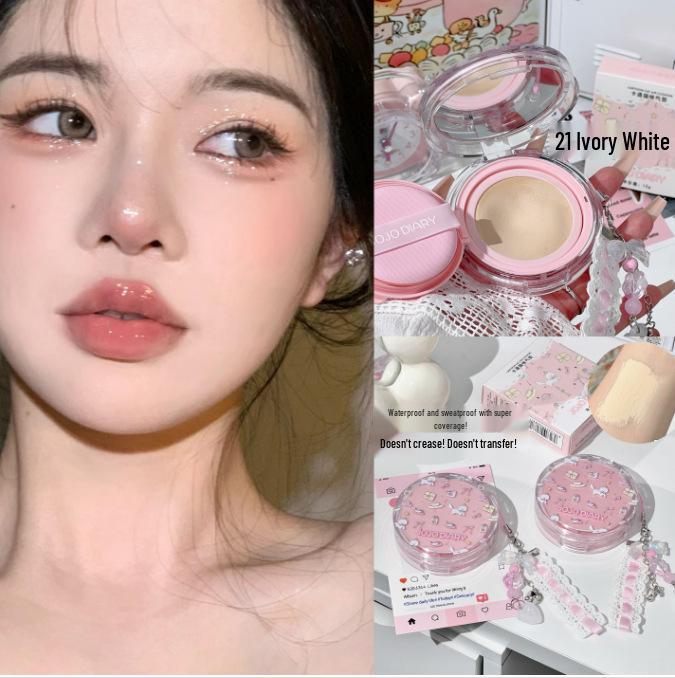 Jiujiu Diary Cat Long-lasting Hydrating BB Cushion Cream - Lightweight, Brightening, Creamy, Durable Makeup. слонова кістка
Jiujiu Diary Cat Long-lasting Hydrating BB Cushion Cream - Lightweight, Brightening, Creamy, Durable Makeup. слонова кістка