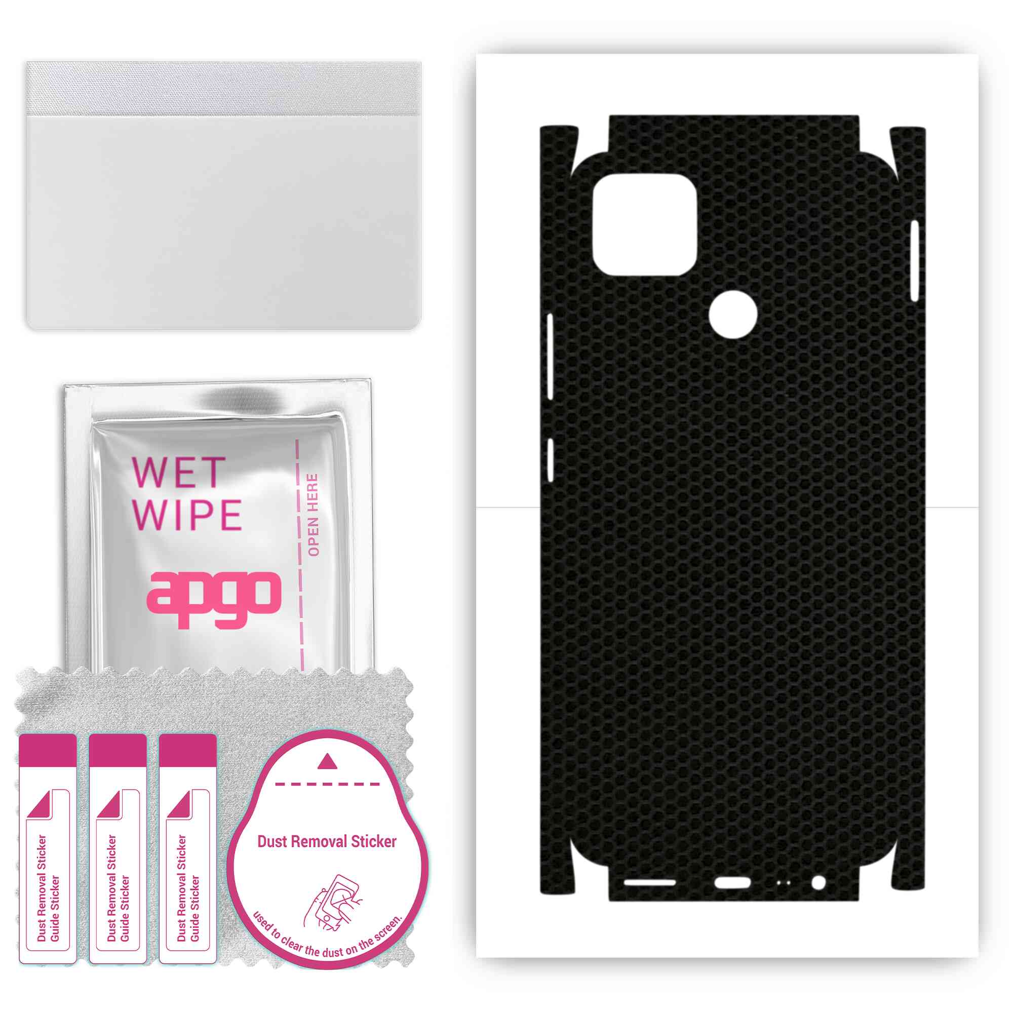 apgo Protective Skin Sticker for the back+sides compatible with Realme Narzo 30A, Full Wrap Film, Foil, Vinyl - Pattern Matrix
apgo Protective Skin Sticker for the back+sides compatible with Realme Narzo 30A, Full Wrap Film, Foil, Vinyl - Pattern Matrix