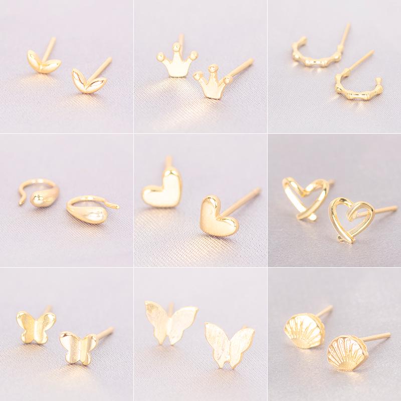 Trendy Korean s925 Silver Stud Earrings: Simple Geometric Design for Women - 25 Hot-Selling Styles s925 Silver Needle
Trendy Korean s925 Silver Stud Earrings: Simple Geometric Design for Women - 25 Hot-Selling Styles s925 Silver Needle