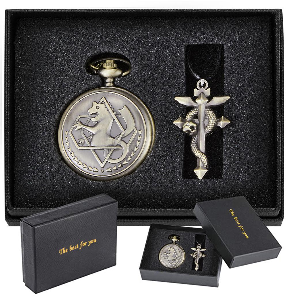 Vintage Cosplay Pocket watch Men s Quartz Pocket With Box S1003 коричневий
Vintage Cosplay Pocket watch Men s Quartz Pocket With Box S1003 коричневий