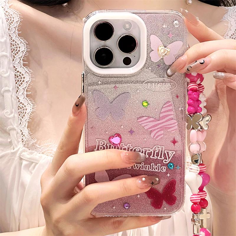Zhitai iPhone 15 Pro Case: Acrylic Three-in-One Bracelet with Glitter, Compatible with 14 Pro, 13, and 12 Models. iPhone 15
Zhitai iPhone 15 Pro Case: Acrylic Three-in-One Bracelet with Glitter, Compatible with 14 Pro, 13, and 12 Models. iPhone 15