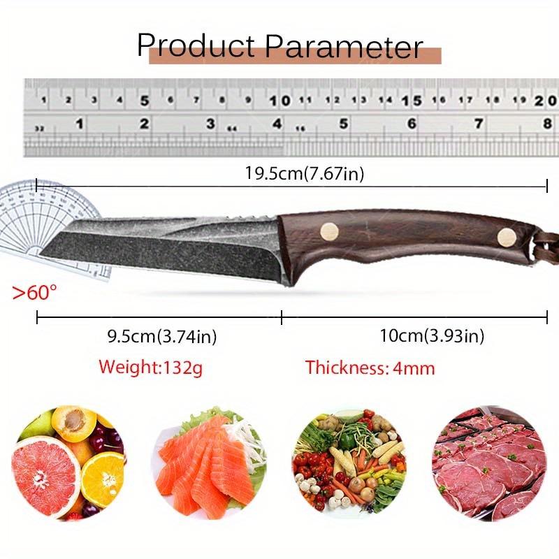 Knife Kitchen Knife Hand Forged Multipurpose Utility Chef Knife Boning Cleaver Pocket Knife Wooden Handle Fruit Slicing Butcher
Knife Kitchen Knife Hand Forged Multipurpose Utility Chef Knife Boning Cleaver Pocket Knife Wooden Handle Fruit Slicing Butcher