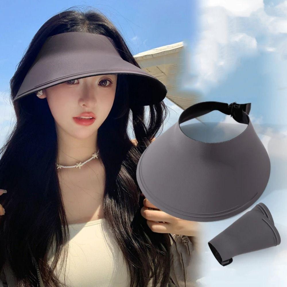 Large Brim Traceless Sun Hat Breathable Beach Cap Simple Seamless Visor Cap Summer білий
Large Brim Traceless Sun Hat Breathable Beach Cap Simple Seamless Visor Cap Summer білий