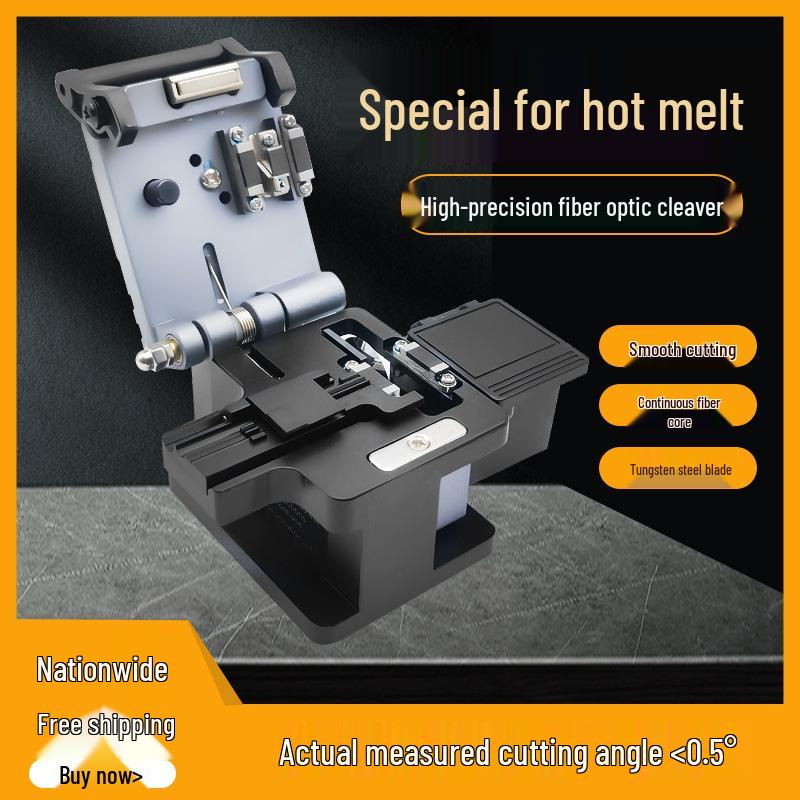 TM-6T High-Precision Fiber Optic Cleaver for Splicing and Cutting Gold - English
TM-6T High-Precision Fiber Optic Cleaver for Splicing and Cutting Gold - English