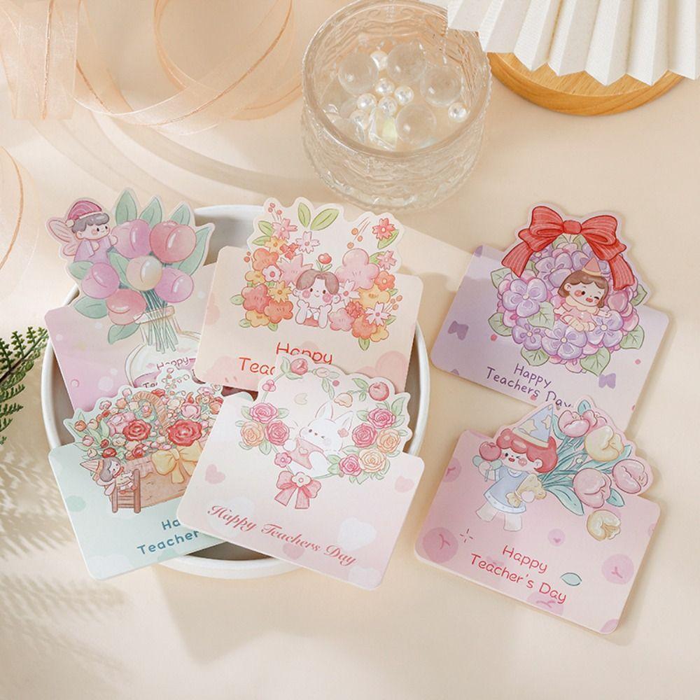 10pcs Flower Series Happy Teacher s Day Card DIY Decoration Message Card Thank You Card Greeting
10pcs Flower Series Happy Teacher s Day Card DIY Decoration Message Card Thank You Card Greeting
