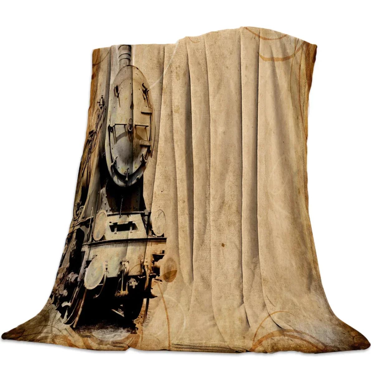 Flannel Blankets The Steam Age Of Old Trains Blanket Cushion Warm Throws on Sofa Bed Home Bedspread Travel Fleece Blanket Queen 80x120cm
Flannel Blankets The Steam Age Of Old Trains Blanket Cushion Warm Throws on Sofa Bed Home Bedspread Travel Fleece Blanket Queen 80x120cm