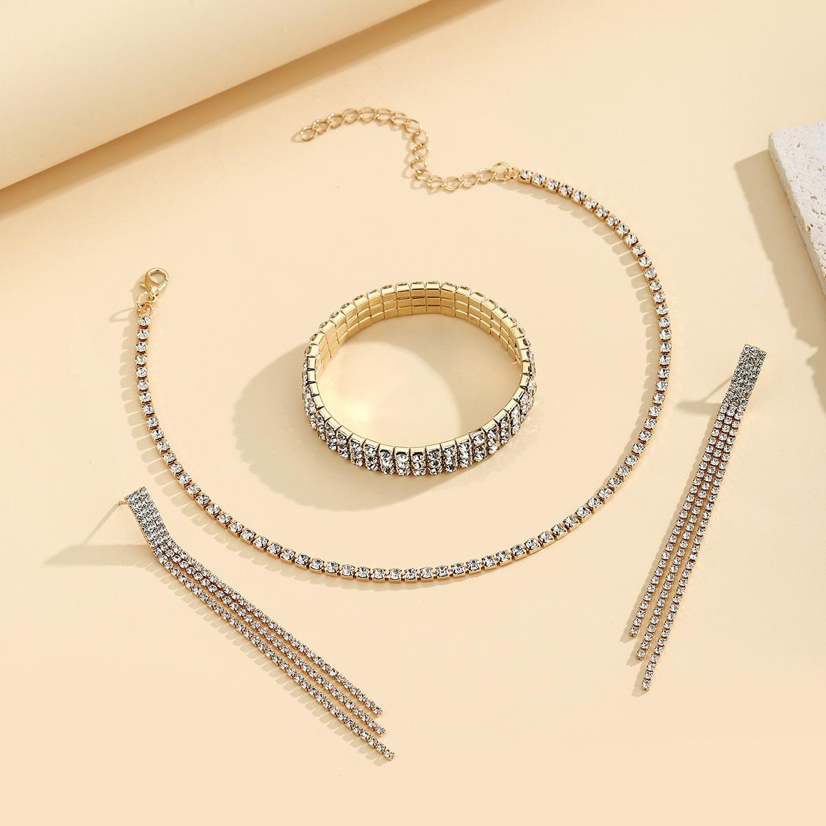 2026 Ring Design Irregular Element Wind Necklace Earrings Bracelet Three-piece Set 45CM
2026 Ring Design Irregular Element Wind Necklace Earrings Bracelet Three-piece Set 45CM