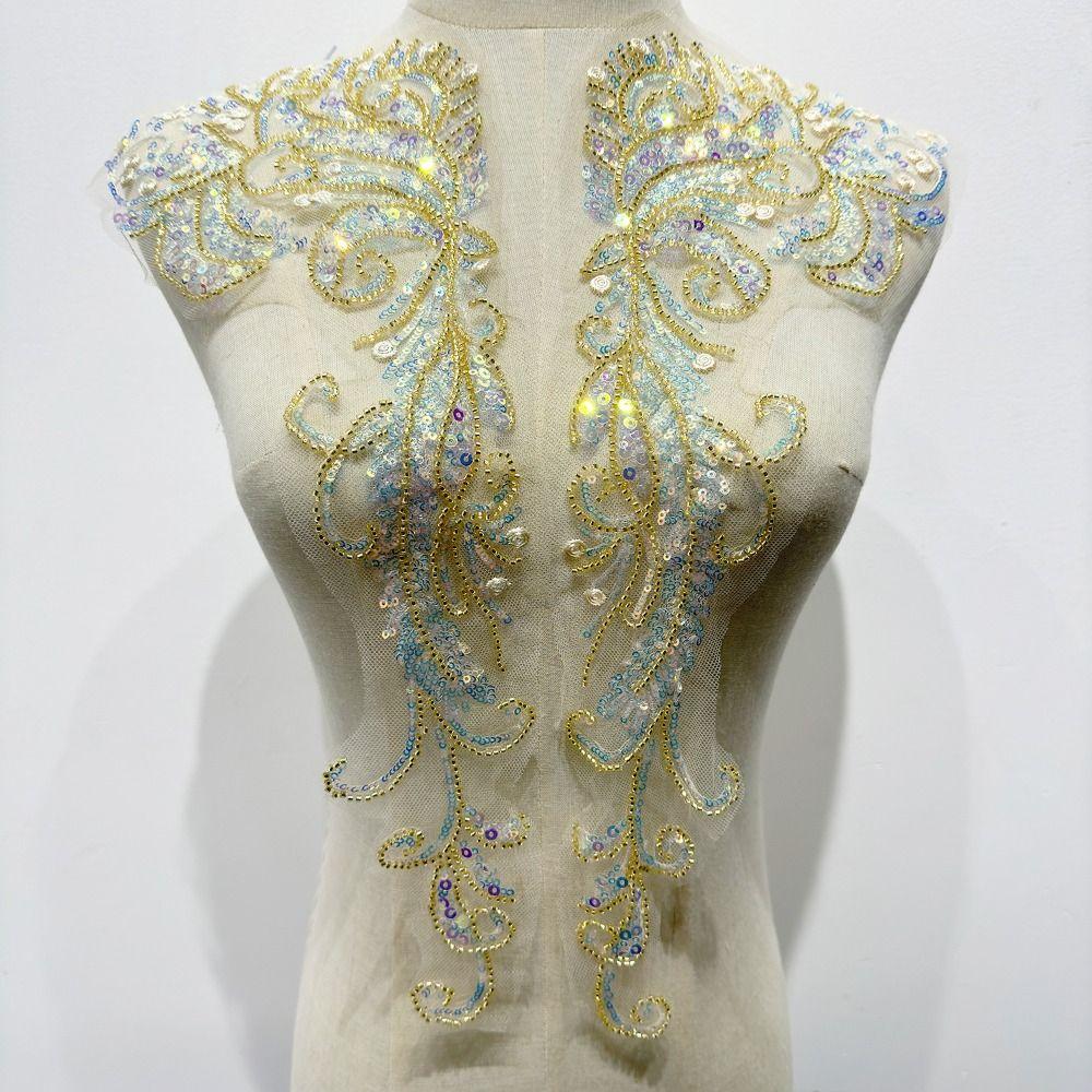 DIY Sequins Embroidery Cloth Bead Tube Appliqué Wedding Dress Accessories Evening Gown шампанського
DIY Sequins Embroidery Cloth Bead Tube Appliqué Wedding Dress Accessories Evening Gown шампанського