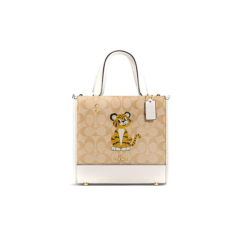 COACH handbag Dempsey 22 Classic Presbyopic Tiger Print Coated Canvas and Leather Tote Bag Tote Bag Shopping Bag Shoulder Bag Crossbody Bag Small білий
COACH handbag Dempsey 22 Classic Presbyopic Tiger Print Coated Canvas and Leather Tote Bag Tote Bag Shopping Bag Shoulder Bag Crossbody Bag Small білий