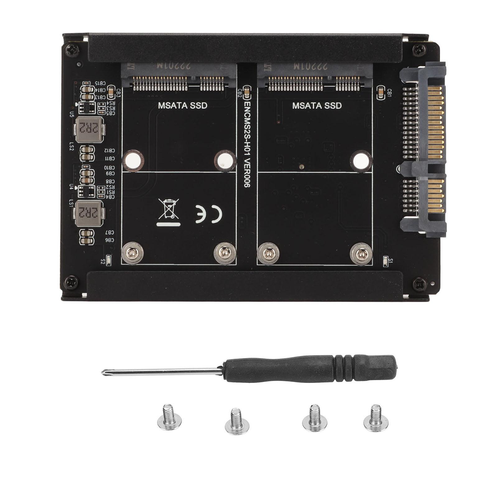 Карта-адаптер MSATA до SATA3.0 MINI SATA SSD до 6G Перехідник-конвертер інтерфейсу SATA3.0 До подвійного порту
Карта-адаптер MSATA до SATA3.0 MINI SATA SSD до 6G Перехідник-конвертер інтерфейсу SATA3.0 До подвійного порту