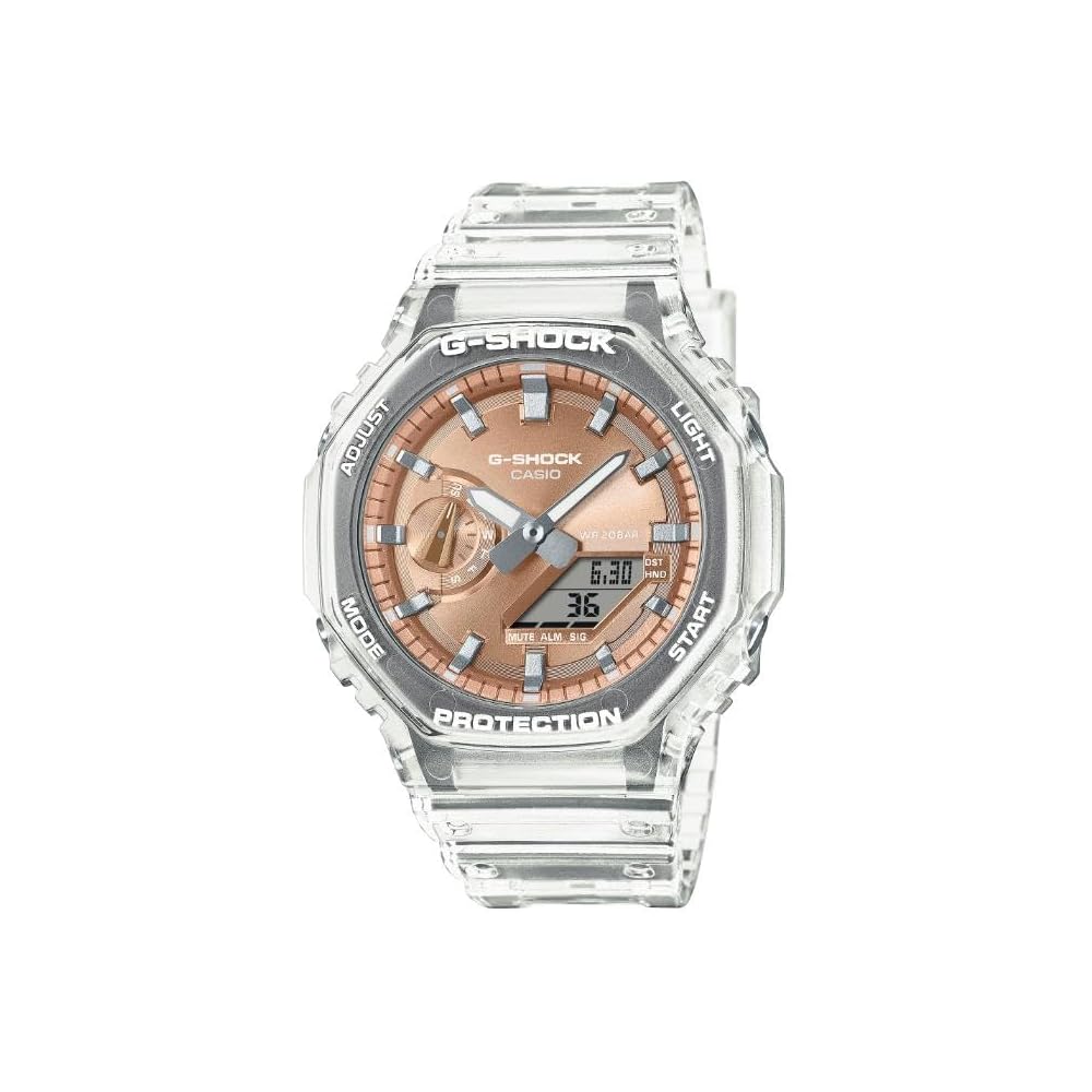 Casio G-Shock GA-2100BM-7A5 Analog-Digital Watch Clear Rose Gold Skeleton Men s 2100 Series
Casio G-Shock GA-2100BM-7A5 Analog-Digital Watch Clear Rose Gold Skeleton Men s 2100 Series
