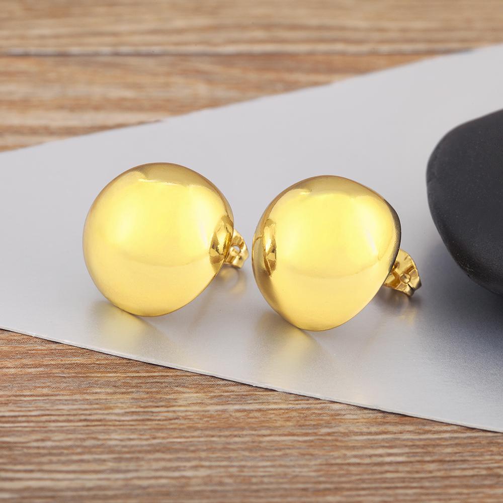 Nidin New Retro Simple Style Semicircle Shape Copper Stud Earrings For Women Lady Daily Party Ear Jewelry Accessories Fine Gifts золотой
Nidin New Retro Simple Style Semicircle Shape Copper Stud Earrings For Women Lady Daily Party Ear Jewelry Accessories Fine Gifts золотой