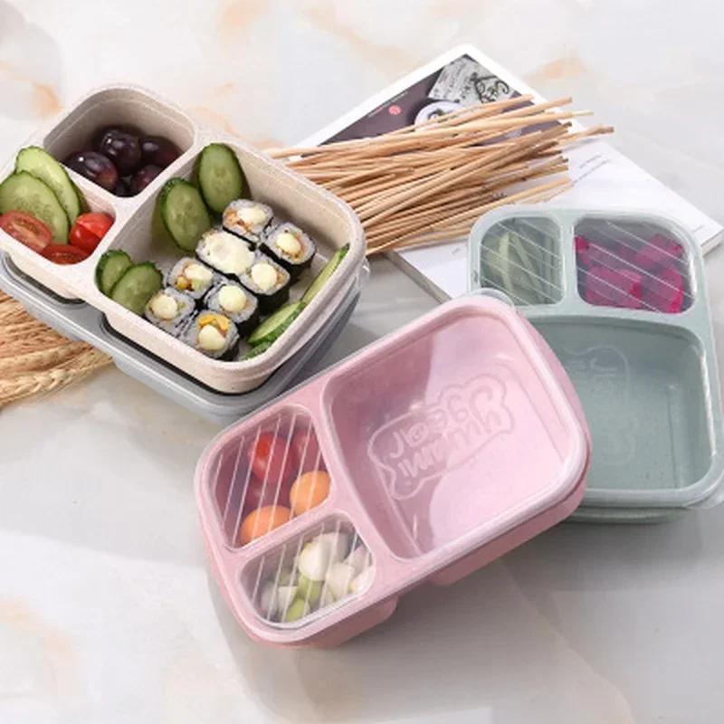 Portable Lunch Wheat Straw Lunch Box Single Layer 3 Grid with Lid Microwave Food Box Biodegradable Lunch Storage Container розовый
Portable Lunch Wheat Straw Lunch Box Single Layer 3 Grid with Lid Microwave Food Box Biodegradable Lunch Storage Container розовый