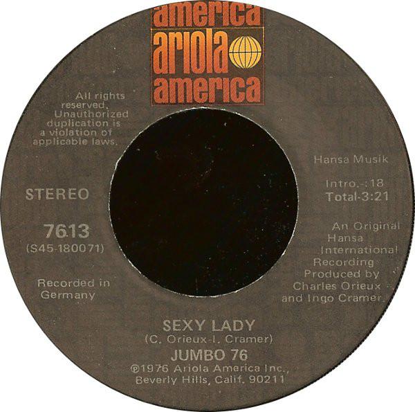 7-дюймовая пластинка JUMBO - Sexy Lady 7613 Ariola America 1976 США Танцевальная и Электронная Б/У
7-дюймовая пластинка JUMBO - Sexy Lady 7613 Ariola America 1976 США Танцевальная и Электронная Б/У