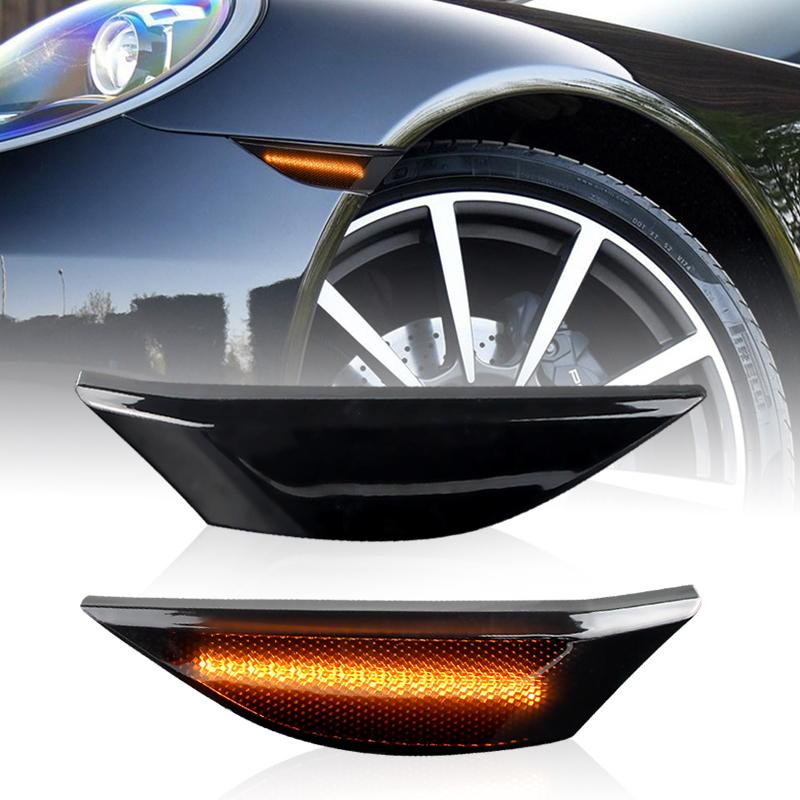 2Pcs LED Side Marker Turn Signal Light Dynamic for 718 Boxster 981 982 Cayman Cayenne 911 Carrera GTS 4S RS Turbo 991
2Pcs LED Side Marker Turn Signal Light Dynamic for 718 Boxster 981 982 Cayman Cayenne 911 Carrera GTS 4S RS Turbo 991