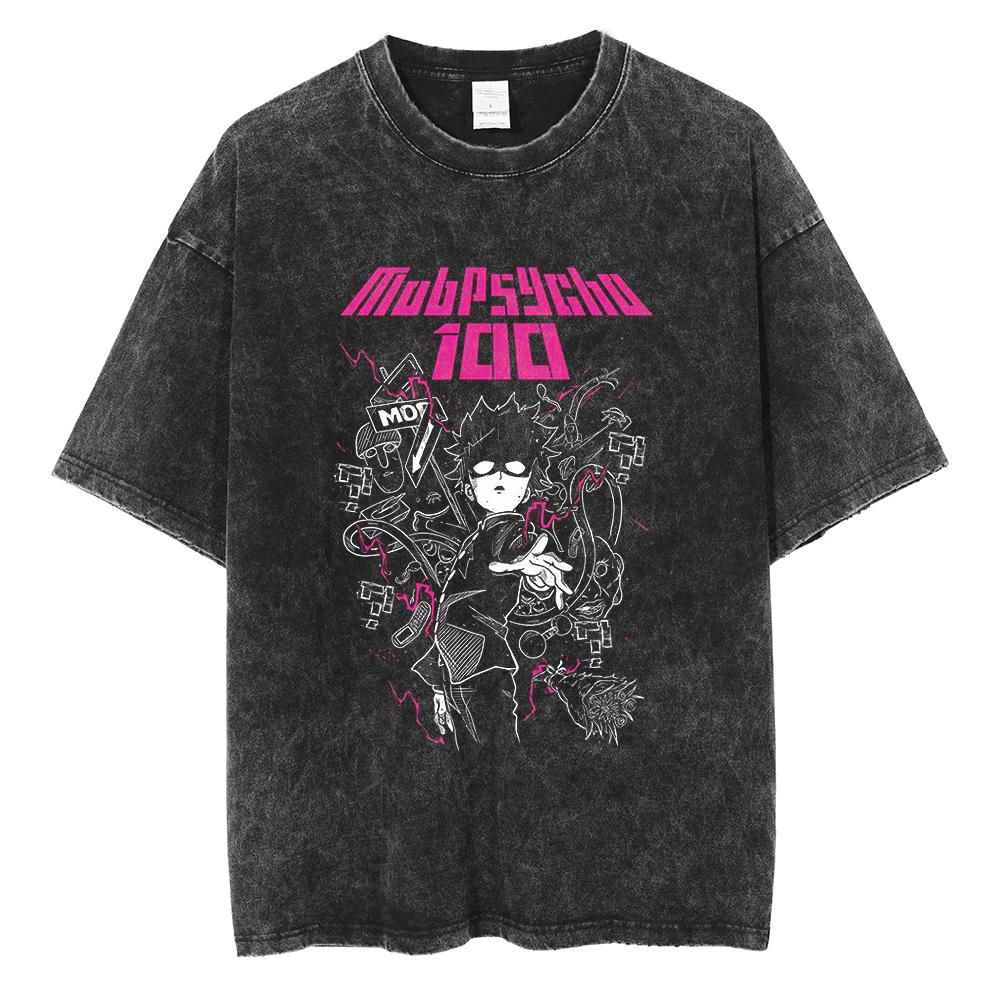 Mob Psycho T Shirt Manga Printed Tshirt For Men Women Washed Cotton Tshirt Clothing Summer Short Sleeve Oversized Tees Tops S
Mob Psycho T Shirt Manga Printed Tshirt For Men Women Washed Cotton Tshirt Clothing Summer Short Sleeve Oversized Tees Tops S