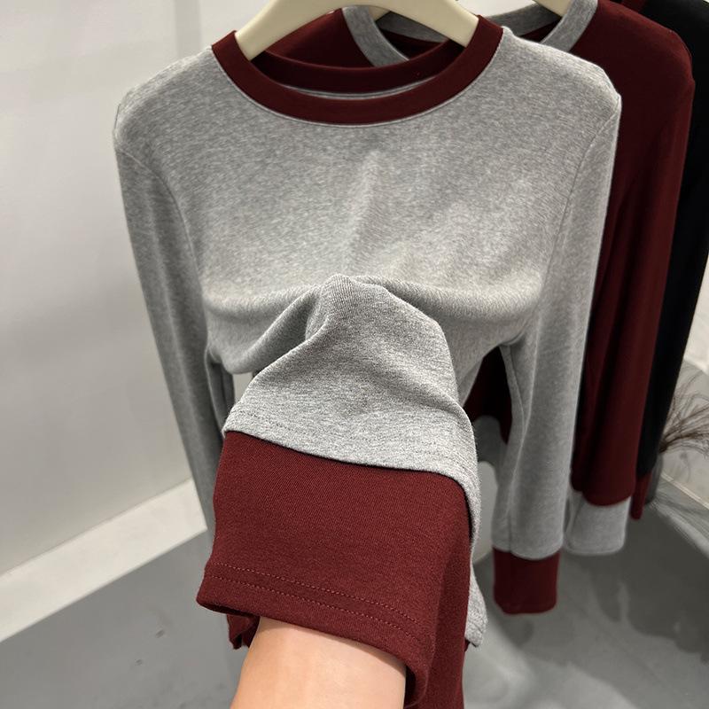 Женская модная лоскутная плиссированная многослойная футболка с длинным рукавом, начало осени 2025. M
Женская модная лоскутная плиссированная многослойная футболка с длинным рукавом, начало осени 2025. M