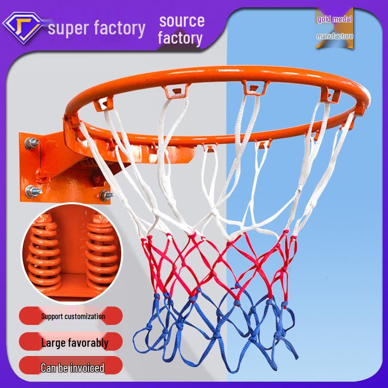 Wall-Mounted Indoor/Outdoor Basketball Hoop with Double Spring for Kids & Adults
Wall-Mounted Indoor/Outdoor Basketball Hoop with Double Spring for Kids & Adults
