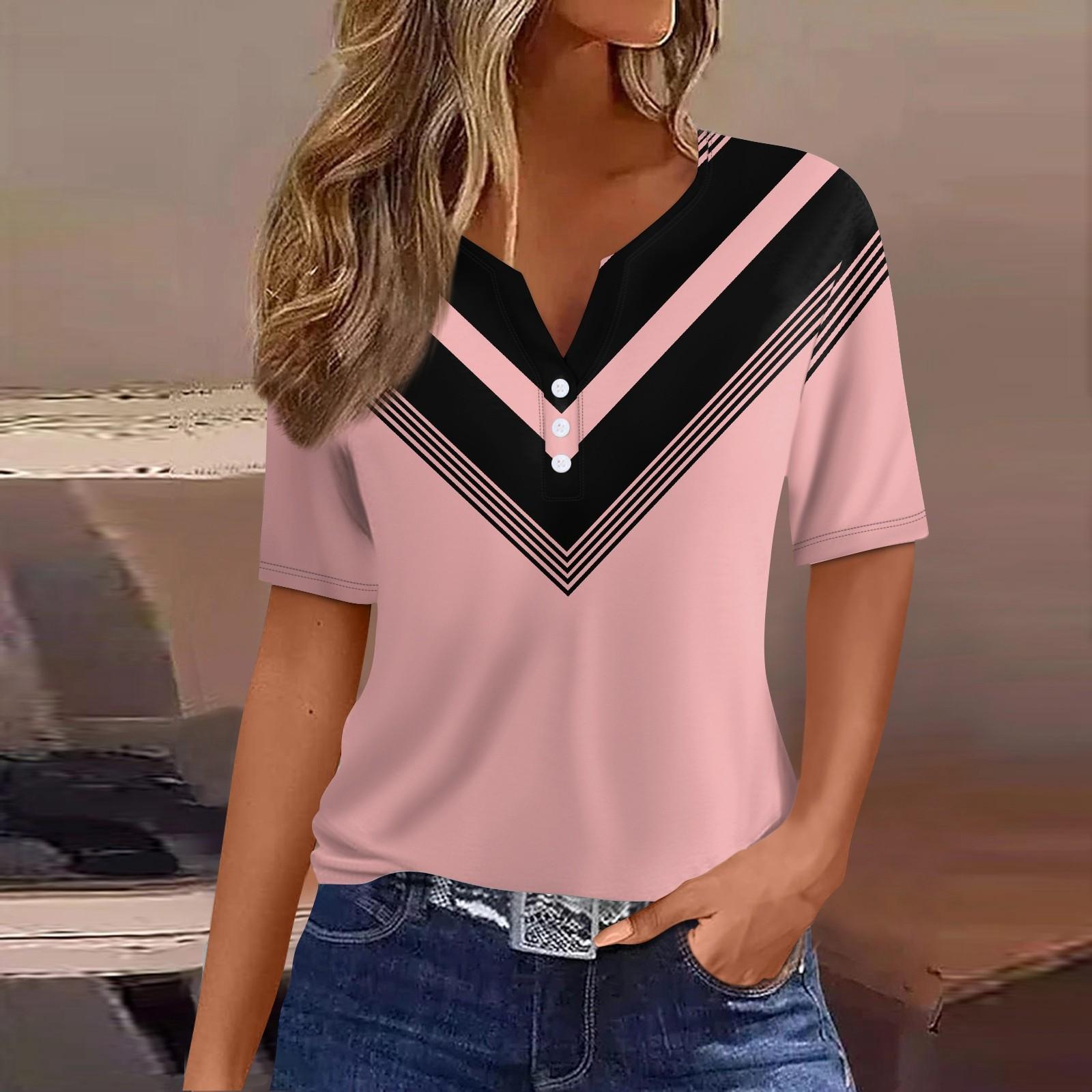 Жен. Футболка Футболка С принтом Пуговицы С короткими рукавами Повседневные Выходные Мода Классический V-образный вырез Обычный Верх XL розовый
Жен. Футболка Футболка С принтом Пуговицы С короткими рукавами Повседневные Выходные Мода Классический V-образный вырез Обычный Верх XL розовый