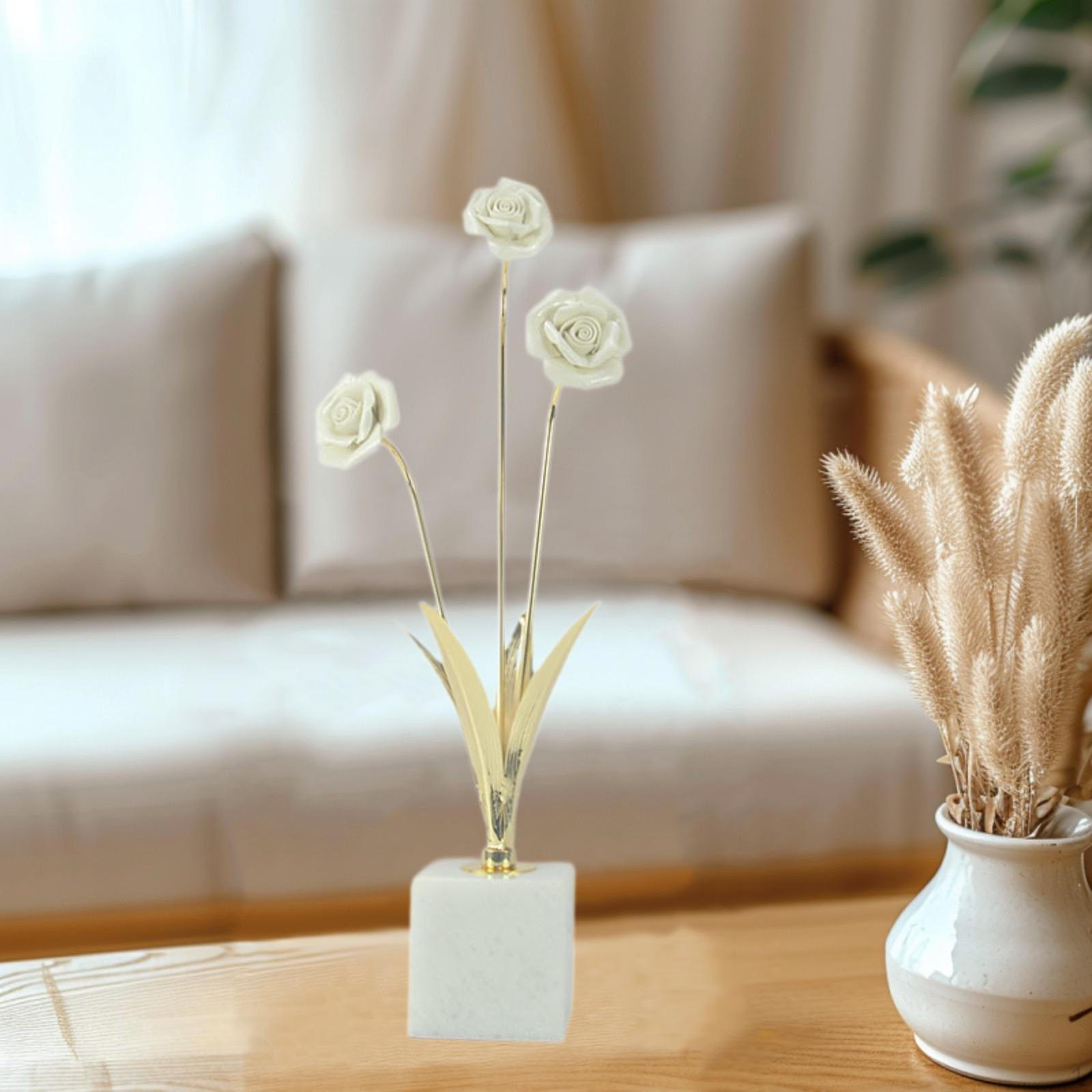 Flower Statue Sculpture Creative Gift Craft Ornament Art Figurine Modern Figurine, Tabletop Decor
Flower Statue Sculpture Creative Gift Craft Ornament Art Figurine Modern Figurine, Tabletop Decor