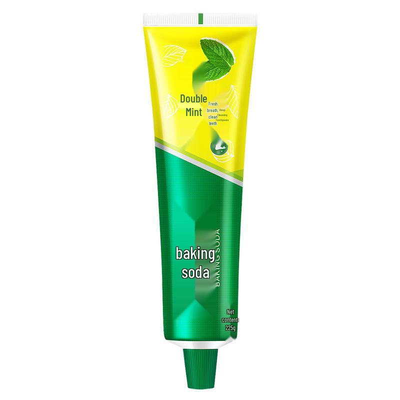Approved: Large Capacity 225g Baking Soda Toothpaste - Fresh Breath Whitening Double Mint
Approved: Large Capacity 225g Baking Soda Toothpaste - Fresh Breath Whitening Double Mint
