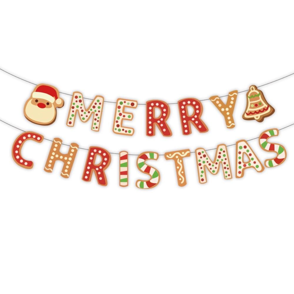 Crafts Paper Merry Christmas Letter Banner DIY Cute Background Banner Creative Catoon Hanging Ornament Scene Layout
Crafts Paper Merry Christmas Letter Banner DIY Cute Background Banner Creative Catoon Hanging Ornament Scene Layout