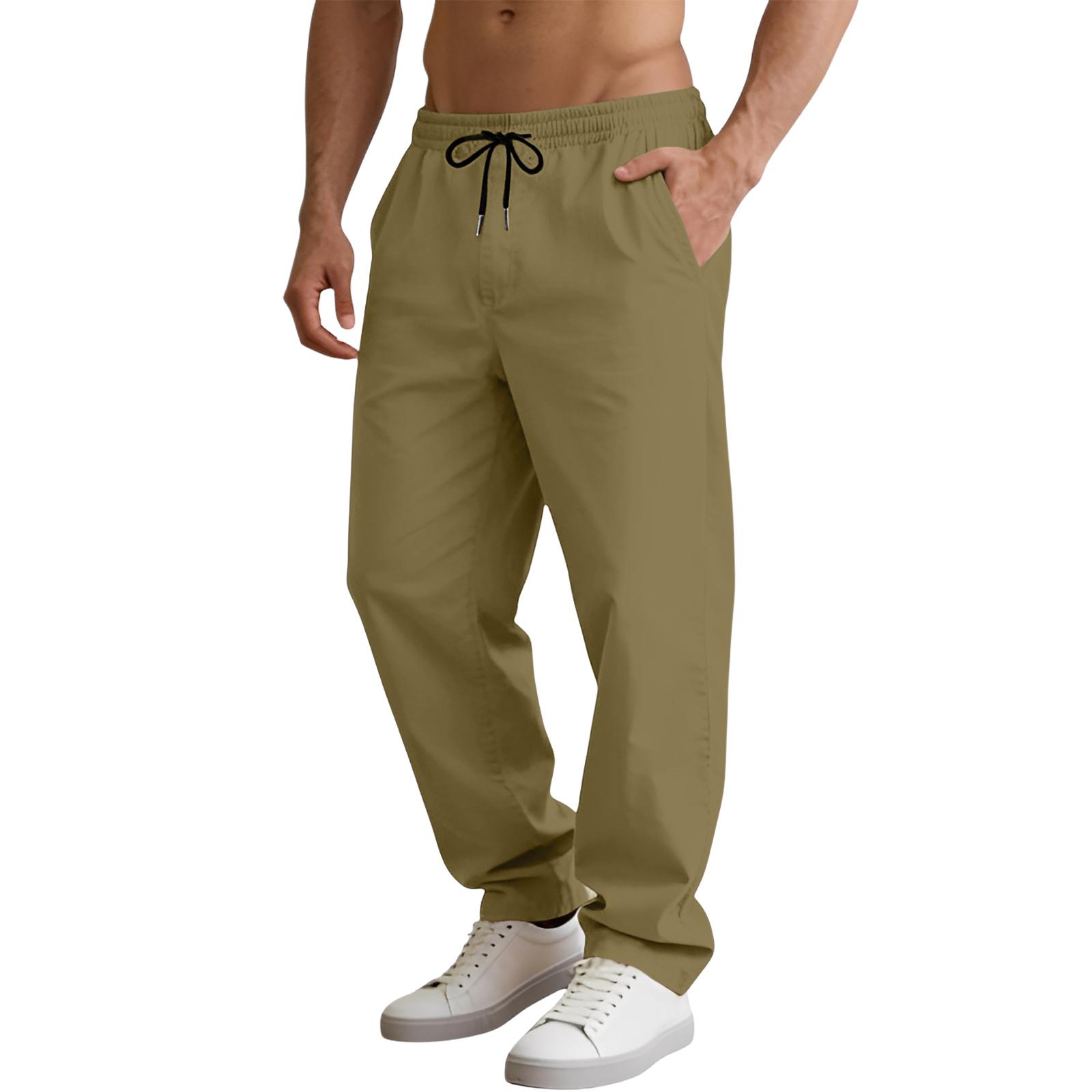 Men s Relaxed-Fit Stretch Trousers With Elastic Waistband And Cuffed Legs XXL хакі
Men s Relaxed-Fit Stretch Trousers With Elastic Waistband And Cuffed Legs XXL хакі