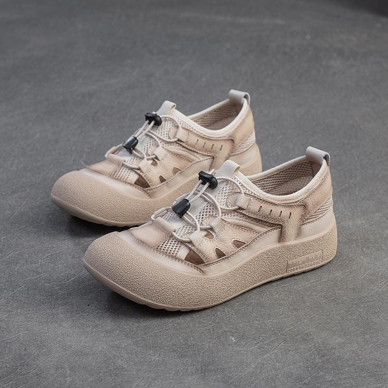 Summer New Arrival Hollow Out Breathable Sport Loafers Ugly Chic Round Toe Stretch Band Women Casual Shoes 40 бежевий
Summer New Arrival Hollow Out Breathable Sport Loafers Ugly Chic Round Toe Stretch Band Women Casual Shoes 40 бежевий