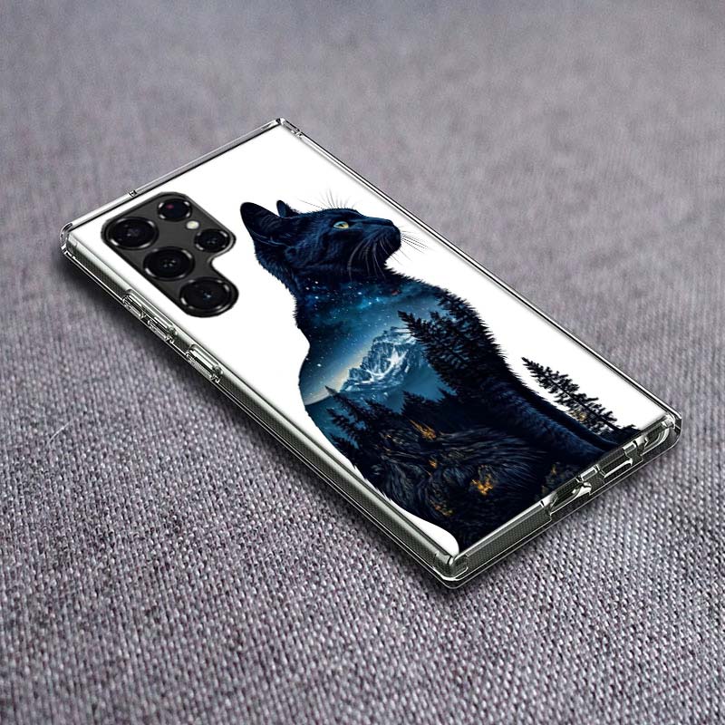 Forest and Cat Phone Case For Samsung Galaxy S24 S23 S21 S20 FE S22 S26 Ultra S25 Edge S10 Plus Cover Clear TPU Capa Shell Coque Samsung S24 Plus
Forest and Cat Phone Case For Samsung Galaxy S24 S23 S21 S20 FE S22 S26 Ultra S25 Edge S10 Plus Cover Clear TPU Capa Shell Coque Samsung S24 Plus
